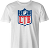 funny CTE chronic traumatic encephalopathy football logo t-shirt men's white 