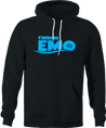 funny crying eye emo finding nemo mashup hoodie men's black 