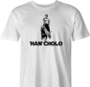 funny mexican han solo t-shirt men's white