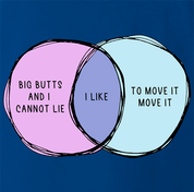 funny sir mix-a-lot i like to move it t-shirt men's royal blue