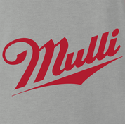 funny miller beer logo mulligan golf t-shirt men's gray