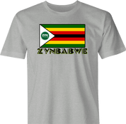 funny zyn nicotine pouch zimbabwe flag mashup t-shirt men's gray