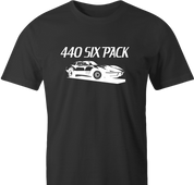 funny 440 six pack jared zimmerman car-fix tv show men's t-shirt