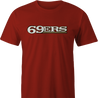 funny san francisco 69ers t-shirt men's red