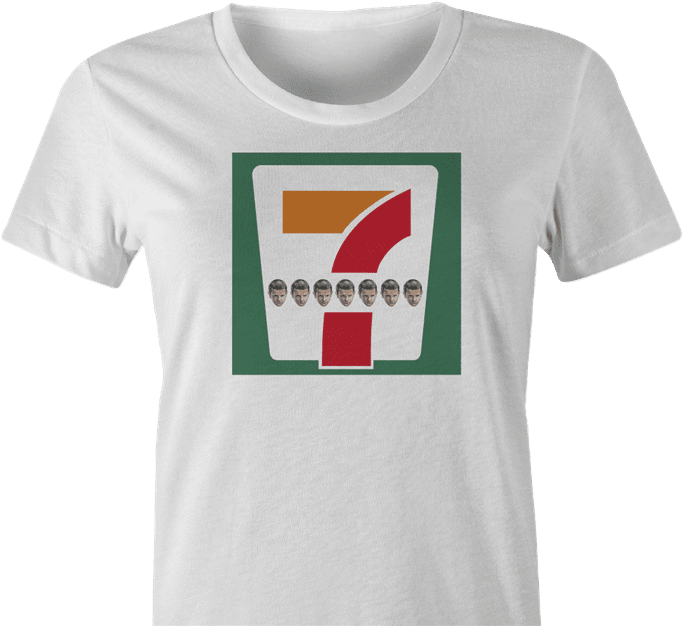 funny Demogorgon television t-shirt women's white