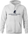 Funny american smeagol lord of the rings white hoodie