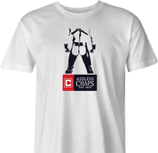 Assless Chaps Funny Parody men's t-shirt white