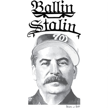 Funny Josef Stalin Baller white t-shirt