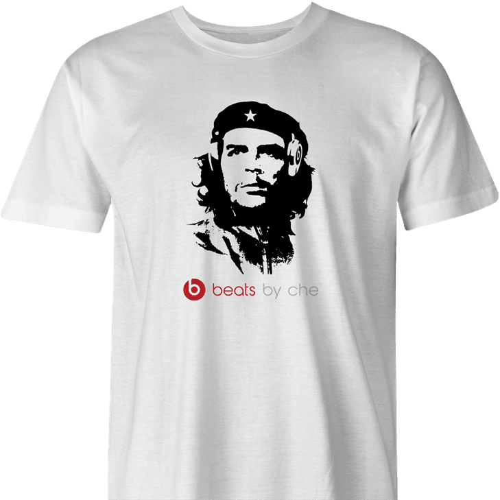 Beans and Briff Funny Che Guevara T-Shirt Men's Tee / White / 2x