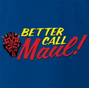 funny Better Call lawyer tv/movie mashup t-shirt royal blue men's