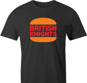 Funny British Burger Mashup Parody Men's T-Shirt