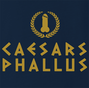 Funny Caesars Phallus Las Vegas Casino Penis Reference Men's navy blue T-Shirt