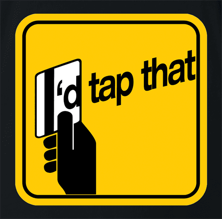 Funny Canadian I'd tap that black t-shirt