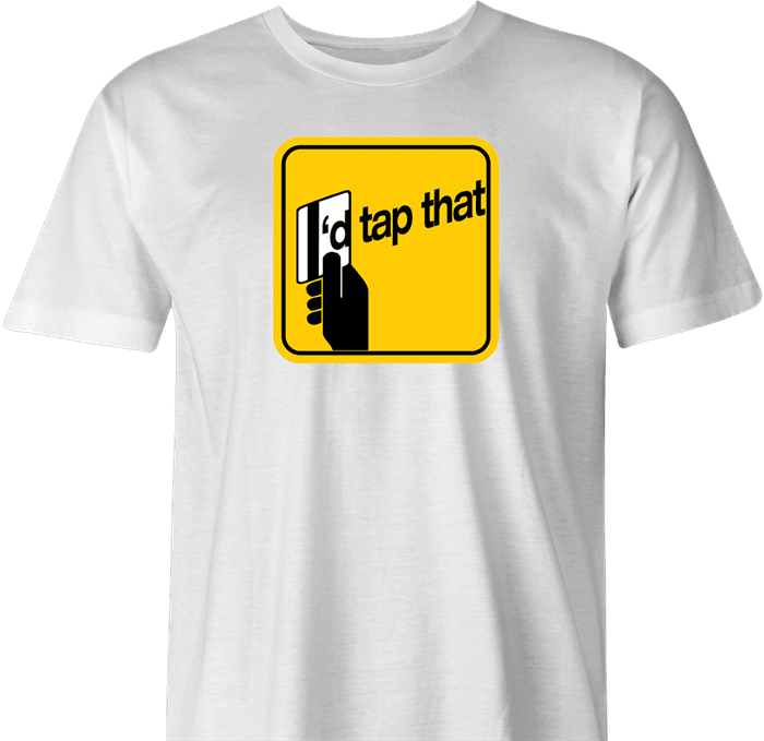 Funny Canadian I'd tap that men's t-shirt