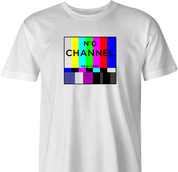 funny Channel 0 classic TV white men's t-shirt