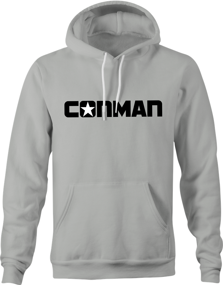 Funny ConMan All Star Parody T-Shirt Ash Grey Hoodie