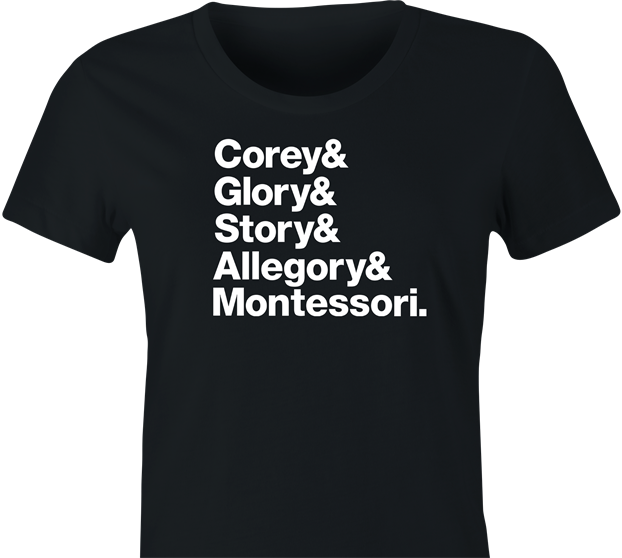 funny corey hotline t-shirt women's black