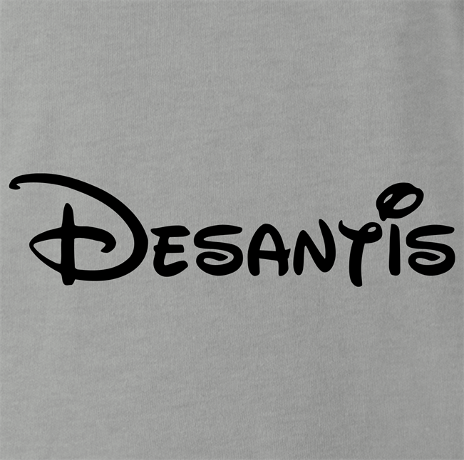 Funny Florida Governor Ron DeSantis World Parody Ash Grey T-Shirt