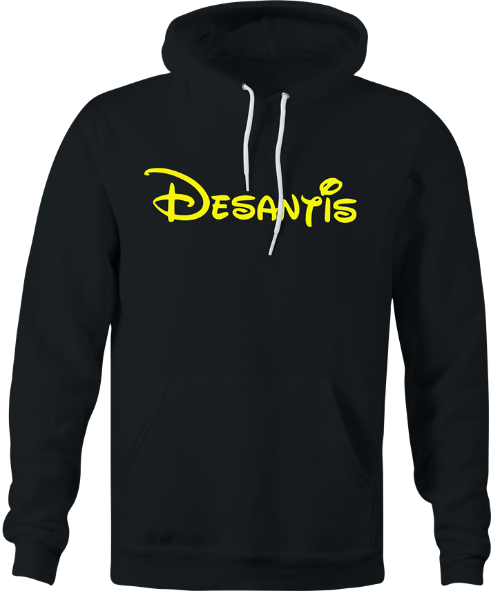 Funny Florida Governor Ron DeSantis World Parody Black Hoodie