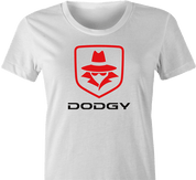 Funny Dodgy cars - Great Tee For Your Secretive Friends Parody White Women's T-Shirt