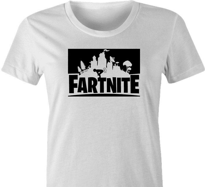 funny fartnite women's fortnite parody t-shirt