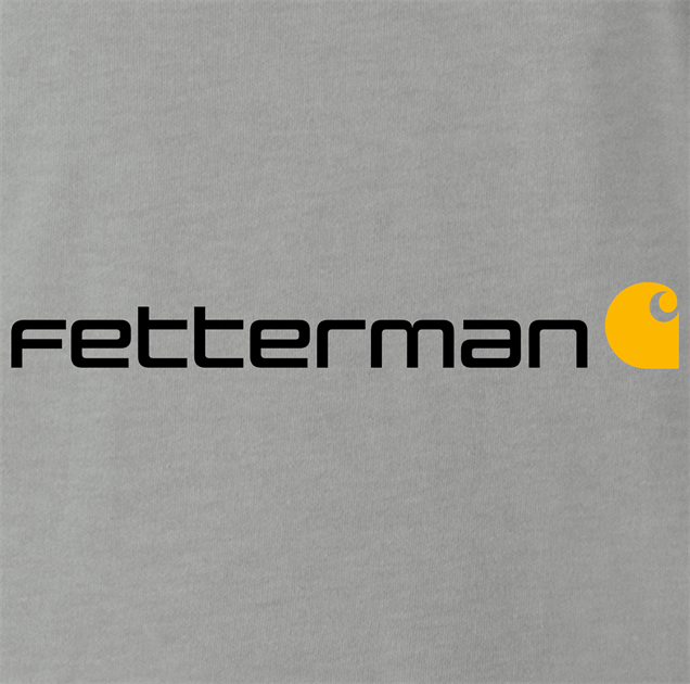 Funny John Fetterman Carhartt parody t-shirt men's grey