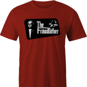 godfather fraudfather bernie madoff men's red t-shirt
