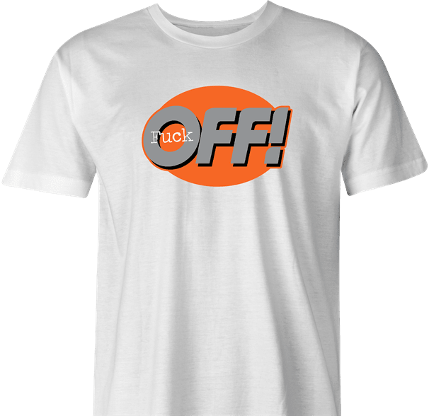 Funny F*ck Off! Mosquito Repellant Spray Parody Parody men's t-shirt