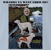 Funny Goodfellas Dog Painting - Tommy's Mother's House Parody Light Blue T-Shirt