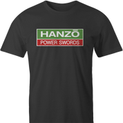 hattori hanzo hitachi power swords men's black t-shirt