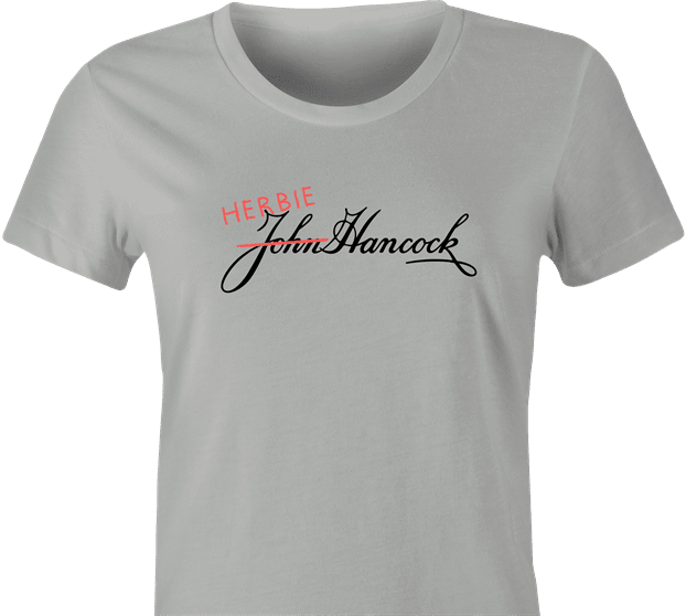 funny Tommy Boy Movie Herbie Hancock Test Fail Parody Ash women's t-shirt