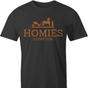 Funny homies compton homes fashion wear black men's tshirt