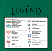 Funny I am a legend green t-shirt