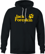 Funny Foreskin Parody Black Hoodie