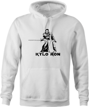 kylso ron swanson star wars white hoodie