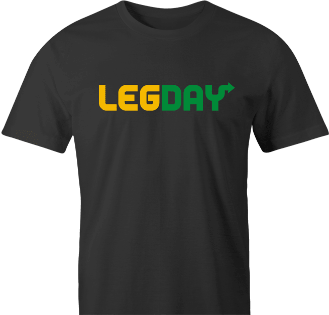 Funny Never Skip Leg Day Weightlifting Men's T-Shirt