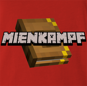 funny minecraft mien kampf offensive parody t-shirt men's red
