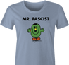 funny offensive mr man mr. fascist adolf hitler women's t-shirt