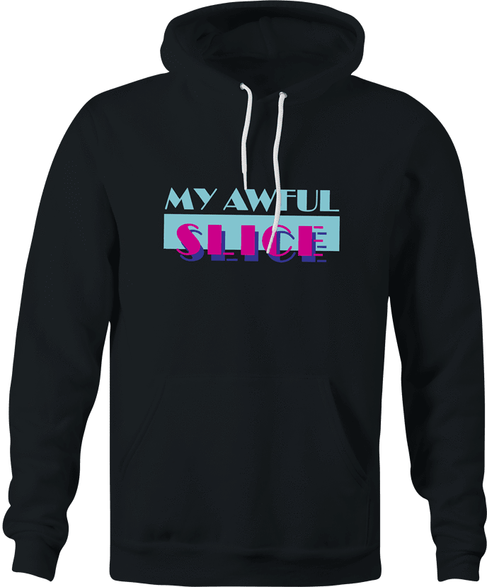 funny Golfer Miami Vice black hoodie