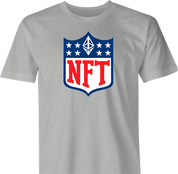 Funny NFT - Non Fungible Token NFL Mashup Parody Men's T-Shirt
