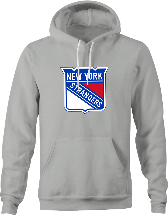 funny NHL Team Parody - New York Rangers Strangers t-shirt Ash Grey hoodie