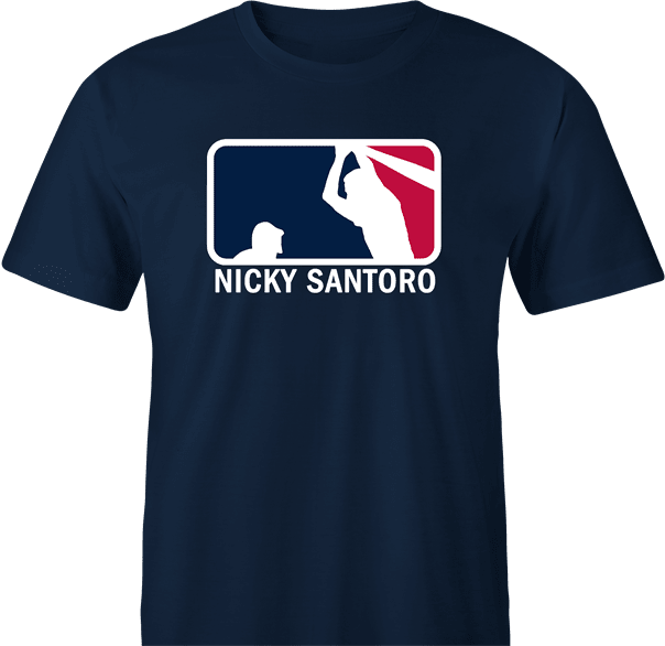 Funny Nicky Santoro meets Billy Batts Baseball Parody men's t-shirt