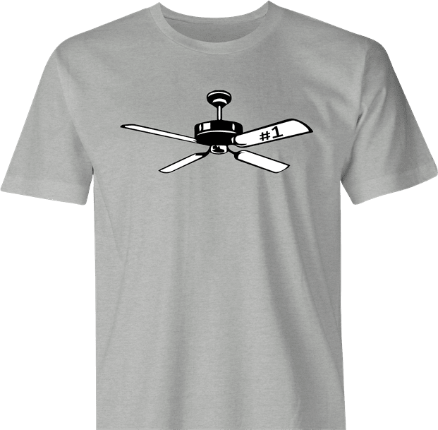 Funny Number 1 Fan Play On Words | Parody Sports Men's T-Shirt