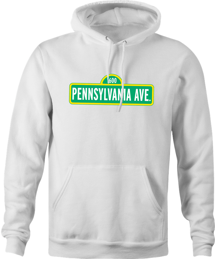 Funny White House Mashup Parody | 1600 Pennsylvania Avenue White Men's hoodie