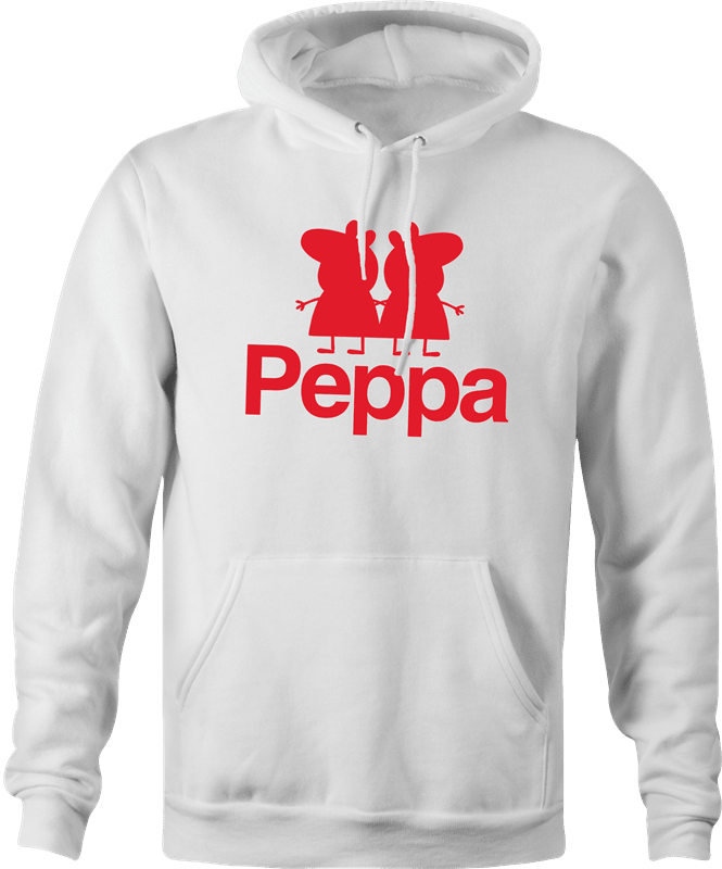 Funny Peppa Pig Kappa Footbal Sportswear T-Shirt white  hoodie