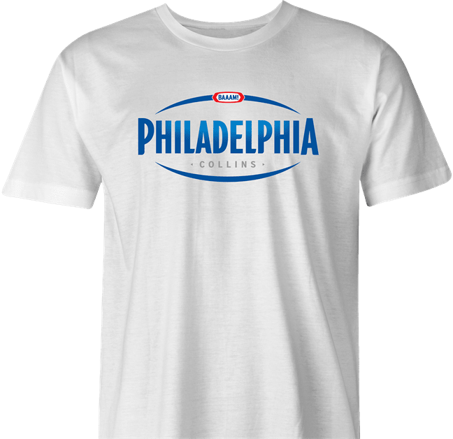Funny Trailer Park Boys Philadelphia "Phil" Collins Parody White Men's T-Shirt