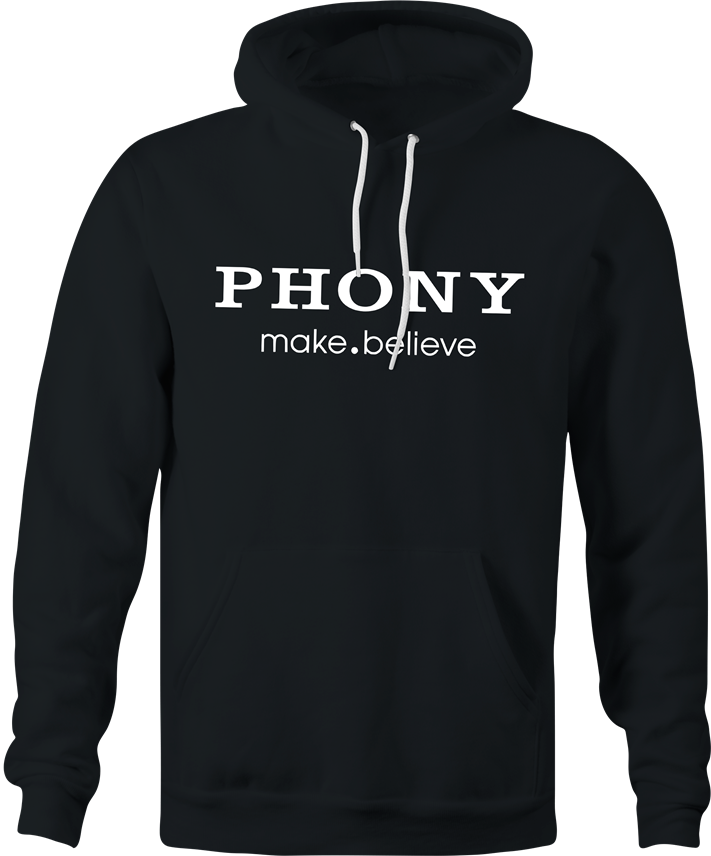Funny Big Fat Phony Black Hoodie
