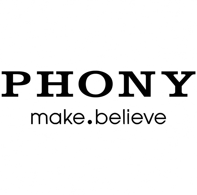 Funny Big Fat Phony White T-Shirt