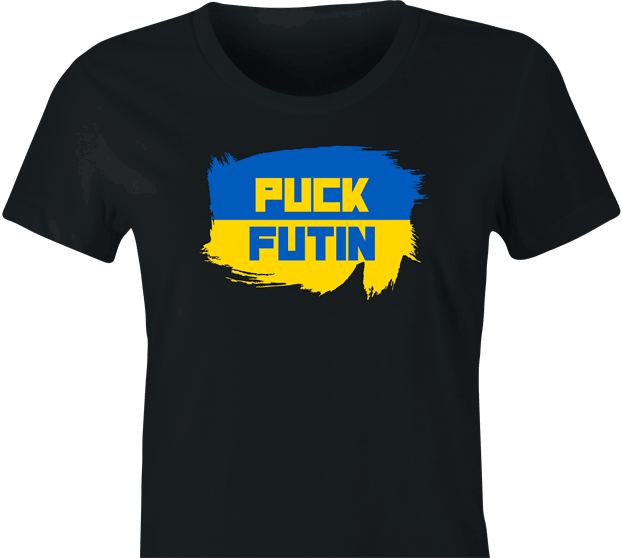 Funny Fuck Vladimir Putin - Ukraine Russia Parody Women's Black