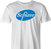 Funny Schizer Pharmaceuticals Parody Men's T-Shirt